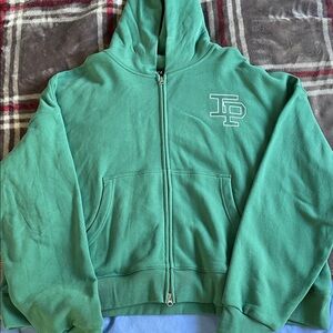 Green Inaka Zip Hoodie
